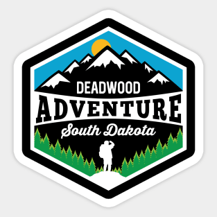 Deadwood Adventure South Dakota Hiking Wilderness Sticker